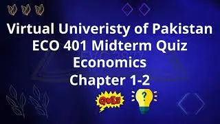 ECO 401 MCQs|Quiz|Economics|