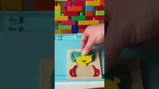 Elephant puzzle #toys #earlychildhoodeducation #kids #puzzle #elephant #слонче #сложувалка