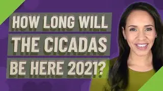 How long will the cicadas be here 2021?
