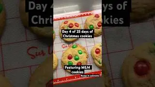 Make Ahead super soft M&M Cookies - Baker's Secret Revealed | Cookie Advent Day 4 #christmas