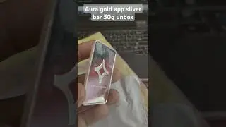 Aura gold app silver  bar 50g order delivery success