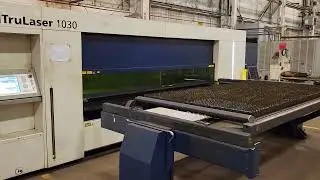 Used Trumpf 1030 Fiber 2014 Fiber Laser Cutting System For Sale
