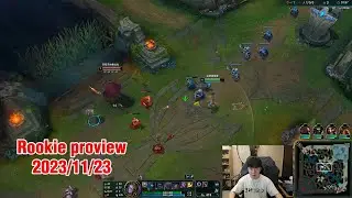 Rookie proview 2023/11/23 oriana akali jayce aurelion sol Korea challenger | TES Rookie第一视角