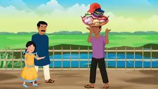 Cap Seller and the monkey#moral stories#cartoon