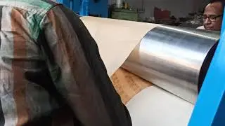 Saree calendering machine