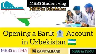 Opening Bank account in Uzbekistan | Indian MBBS Students Vlog | Day Out with Juniors | MBBS in TSMU