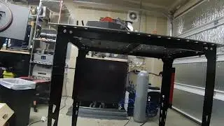 welding table bottom shelf weld