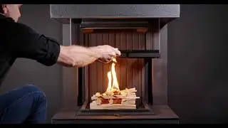 暖炉を正しく着火する方法