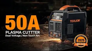 ✅TOOLIOM 50A Plasma Cutter Review 2025 ⚙️ Budget Dual-Voltage Non-Touch ARC Machine!