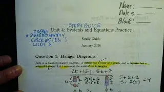 M8 U4 Test Study Guide Video
