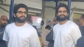 Icon Star Allu Arjun In Queue Line To Cast His Vote | Telangana Elections 2023 | Filmyfocus.com