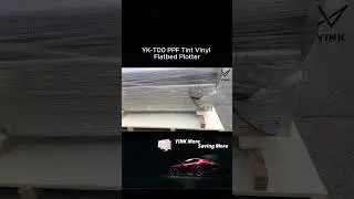 YK-T00X PPF Tint Vinyl Cutting Flatbed Plotter to Iraq#flatbedplotter  #flatbedcuttingmachine