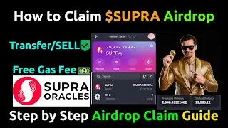 Supra Airdrop Claim Guide. Supra Oracles Airdrop Withdraw/Transfer