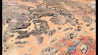 Ultra X Jordan 2023: fly over the 66.7 km 3D course map! Race 3 of 5.