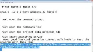 Metamorphic Testing ORACLE projects