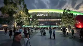 Inside the Macquarie Point Multipurpose Stadium (as shown in the POSS public hearings, 30 June)