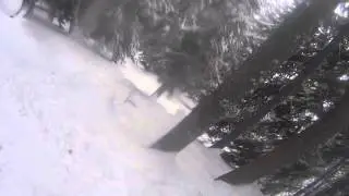 Freeride skiing in St. Anton