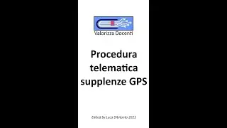 Procedura telematica supplenze GPS