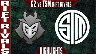 G2 vs TSM Highlights | Rift Rivals 2019 Day 2 NA vs EU | G2 Esports vs Team Solomid