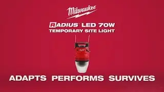 Milwaukee&reg; RADIUS&trade; 70W Temporary Site Light