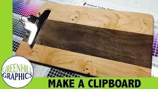 Making a Cherry and Walnut Wood Clipboard