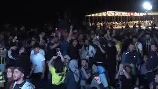 Rize'de Fenerbahçe'nin şampiyonluk kutlaması!