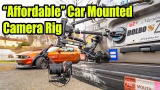 Affordable Budget Car Mounted Camera Rig with Suction Cups and a Gimbal Mount