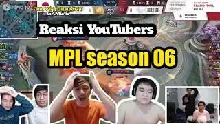 Reaksi YouTubers MPL season 06| Detik detik terakhir RRQ Hoshi VS Alter Ego!!