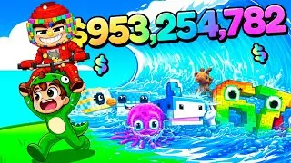 ESCAPA DEL TSUNAMI para ROBAR BRAINROTS SECRETOS en ROBLOX | Dylan Juega