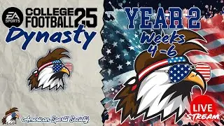 🏈Year 2 - Weeks 4-6 | 17ASSU Muricans DYNASTY |🔴LIVE STREAM