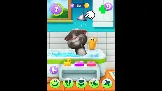 my talking tom and drink energy potion and skip sleeping