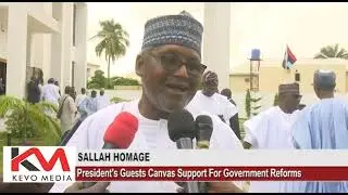 SALLAH HOMAGE: President's Guests Canvas Support For Government Reforms