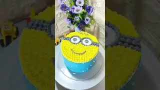 MINION BIRTHDAY CAKE/ Minions cake design butter cream#minionscake#minions