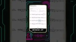 Dominant 7ths Play along scales with iServalan #musicpractice #bassclef #bass