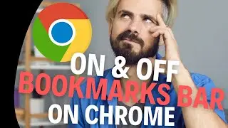 How to turn ON & OFF BOOKMARKS BAR on GOOGLE CHROME in 2023? #chrome