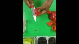 Julienne peppers