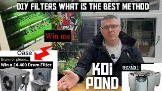 KOI POND FILTERS !!! WHAT IS THE BEST DIY FILTERS OR DRUM FILTERS