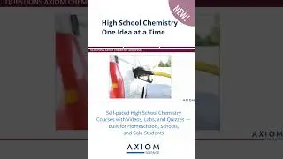 High School Chemistry Course One Step at a Time #highschoolchemistry