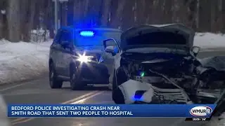 Bedford police investigate crash near Smith Road; 2 injured