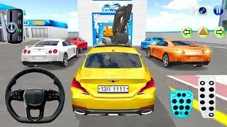 New Mercedes G63 Waiting on Car Wash Shop 🧽🚘 | 3D Driving Class Simulator 2026 Android iOS Car Games