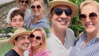 Ana Hickmann e Edu Guedes em Paraty