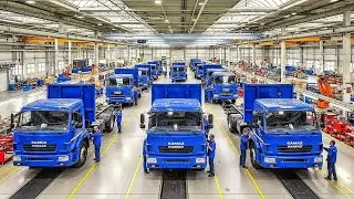 How Thousands of KamAZ Trucks Are Built &mdash; Inside the Factory (Start &rarr; Finish)