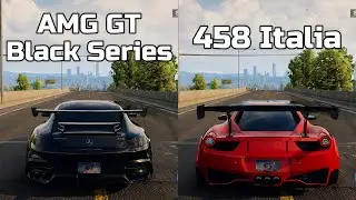 NFS Unbound: Mercedes-AMG GT Black Series vs Ferrari 458 Italia - WHICH IS FASTEST (Drag Race)