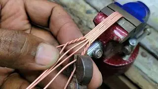 New design copper twisted ring making ! How to make twisted ring 
