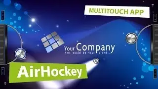 Interactive Digital Signage Software: MultiTouch App AirHockey