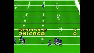 John Madden Football (SNES) - Simulation Tournament (Seattle vs Chicago)
