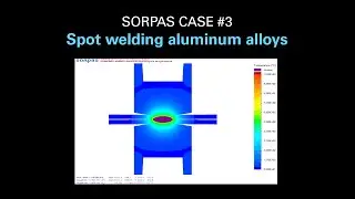Spot welding simulation of aluminum alloys - 2D simulation