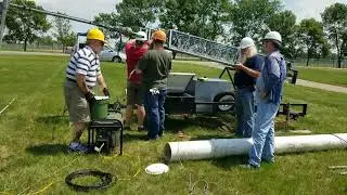ARRL Field Day 2018 setup Minot,ND ham radio club