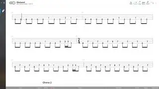 Metallica - Blackened (BASS TAB PLAY ALONG)