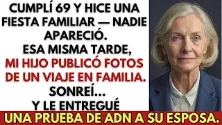 El día que cumplí 69, hice una fiesta. Nadie vino. Ese mismo día, mi hijo…